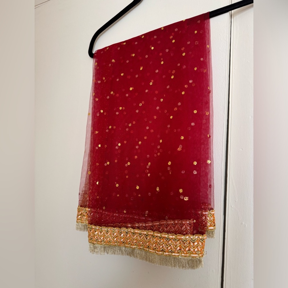 Fancy Net Dupatta - image 1